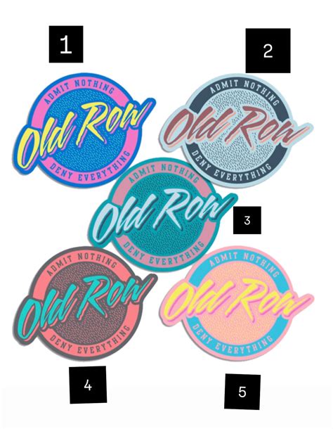 Old Row Circle Logo Sticker – Simply South Outfitters