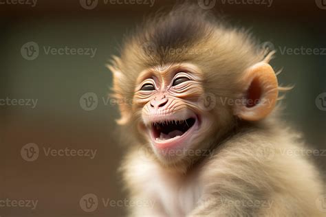 Baby Chimpanzee Smiling