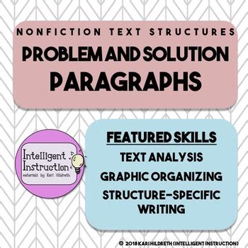 Image result for Problem and Solution Text Structure