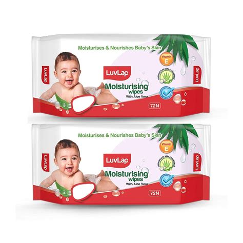 LuvLap Extra Thick Baby Wipes With Aloe Vera (72Pcs) - Cureka - Online ...