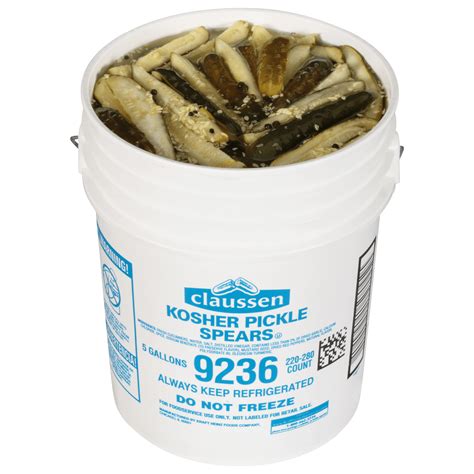 CLAUSSEN Dill Pickle Spears, 5 GA | Away From Home