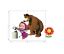 Buy Masha And Bear Cake Topper Happy Birthday Card Cake Decoration ...