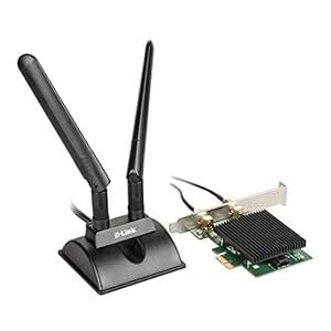 D-Link AX3000 Wi-Fi 6 PCIe Adapter with Bluetooth 5.1, Wi-Fi Network ...
