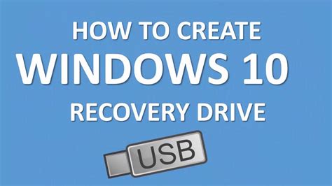 Create a Recovery Drive USB 的图像结果