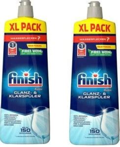 Finish GLOSS & RINSE AID NEW FORMULA Dishwashing Detergent, (Pack Of 2 ...