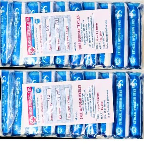 NelcoMed® FirstAid Non Sterial Bandage Cloth 10x4 mtrs for Wound ...
