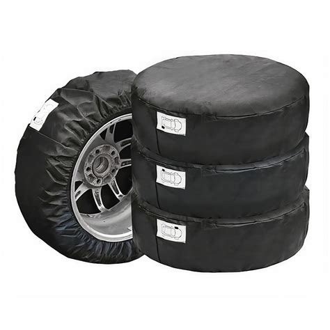 Huse anvelope auto Jolie, pentru depozitare, polipropilena, negru, 46 x ...