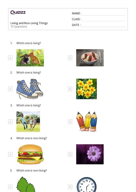 Image result for Classification Living Things Worksheet