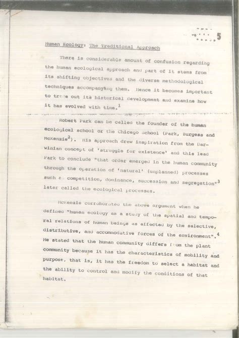 1 Traditional and Contemporary Urban theory - 5 Human Ecology: The ...