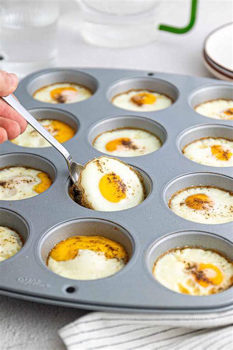 Muffin Tin Eggs | Baked Bree