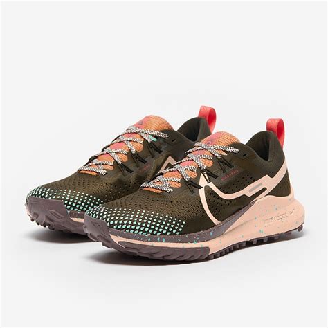 Nike Womens React Pegasus Trail 4 - Sequoia/Guava Ice-Amber Brown - Womens Shoes | Pro:Direct ...