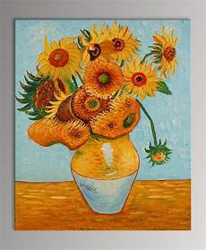 i fiori di gogh quadro vaso con girasoli di gogh falso d autore i fiori di gogh quadro vaso con girasoli di gogh falso d autore