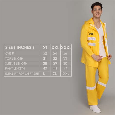 The Clownfish Rain Coat for Men Waterproof for Bike with Hood ...