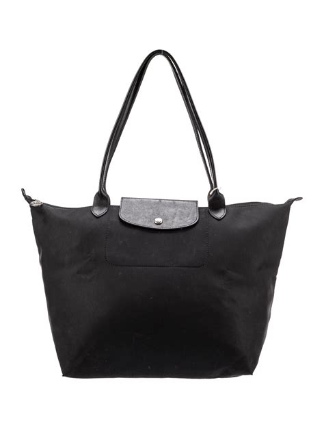 Longchamp Le Pliage Nylon Shoulder Bag - Black Shoulder Bags, Handbags - WL871046 | The RealReal