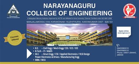 Computer Science Engineering – Narayanaguru College of Engineering