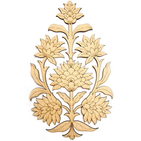 Parsian Floral Motif Pre-Marked Cutout – Adikala - Craft Store