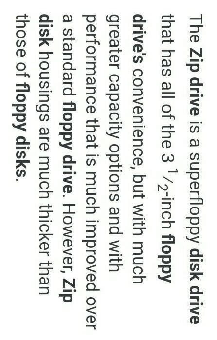 Difference between floppy disk and zip disk - Brainly.in