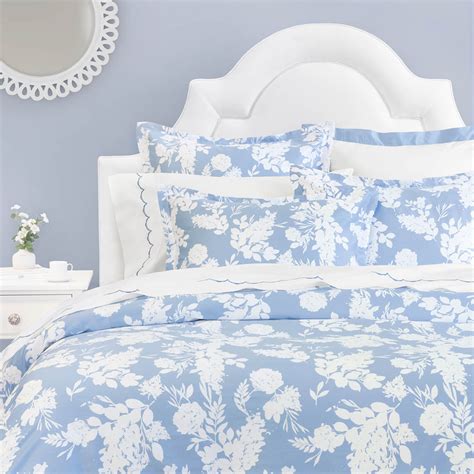 The Madison Cornflower Blue Duvet Cover | Crane & Canopy