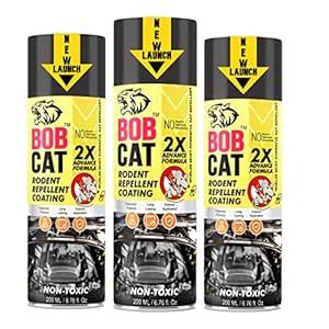 BOB CAT Highly Effective No Entry Rat Repellent Spray for Cars | Non ...