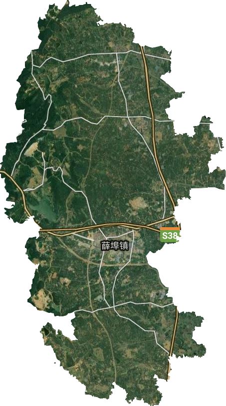 薛埠镇高清卫星地图,薛埠镇高清谷歌卫星地图