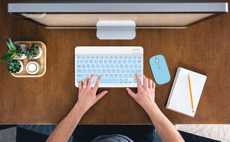 Amazon.in: Buy Sunffice Bluetooth Keyboard with Touchpad, 10 inch Ultra ...