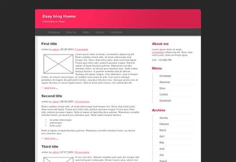 Image result for Blog Theme Using HTML