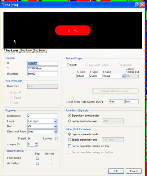Altium PCB Library Create Custom Pad 的图像结果