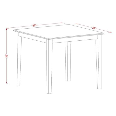 Dining Set: 3 Piece Slat Back Dining Table Set – Studio GKW