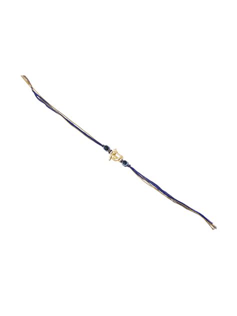 Gold Plated Monkey Rakhi For Kids