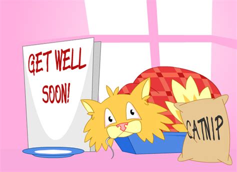 eCards - Get Well Soon Cat