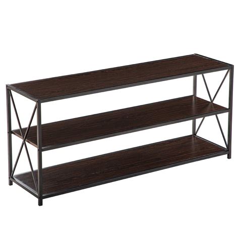 Buy Binrrio Console Table Industrial Style Cross Porch Table, Long ...