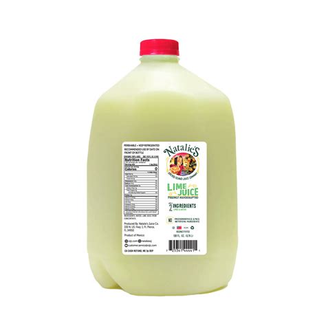 Natalie'S Orchid Island Lime Juice 1 GAL – BoxNCase