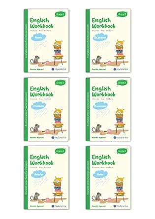 Key2Practice English Grammar Activity Workbook For Class 2 (Set of 6 ...