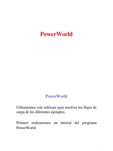 Power World Tutorial 的图像结果