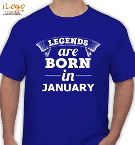 LEGENDS-BORN-IN-January Personalized Men's T-Shirt at Best Price ...
