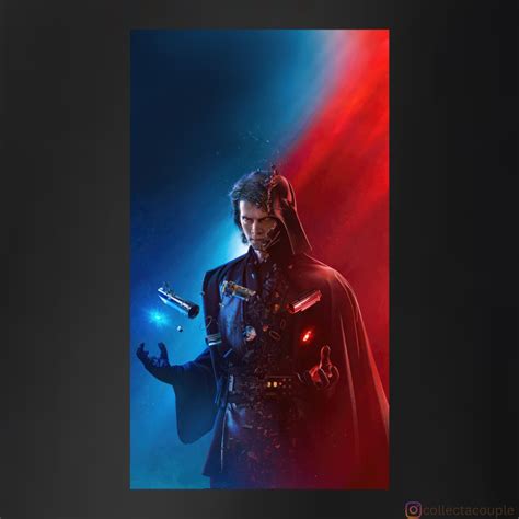 Star Wars: Anakin & Darth Vader Split Unisex Hoodie (front & back prin ...