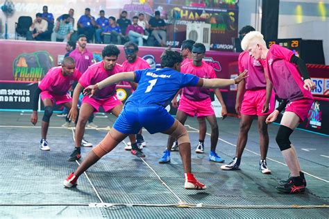 Visually impaired players showcase kabaddi skills