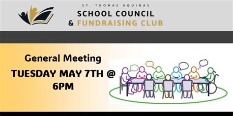 STA School Council & Fundraising Club Meeting, St. Thomas Aquinas ...