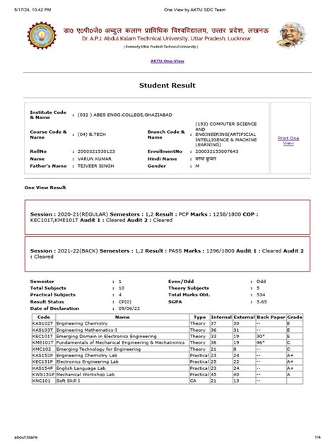 Image result for Aktu OneView Logo