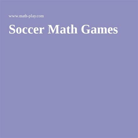Image result for Math Soccer Funbrain