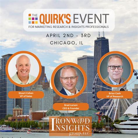#ironwoodinsights #quirksevent #quirkschicago #mrx #research #insights ...
