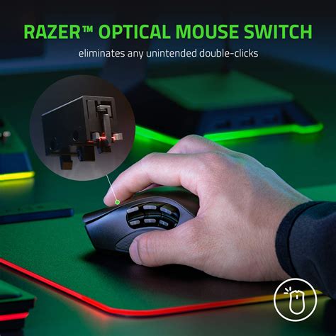 Razer Naga Pro - Modular Wireless Gaming Mouse with Interchangeable ...