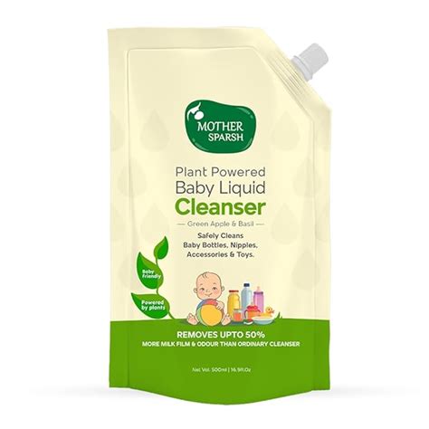 Mother Sparsh Plant Powered Baby Liquid Cleanser Packets - StarAndDaisy