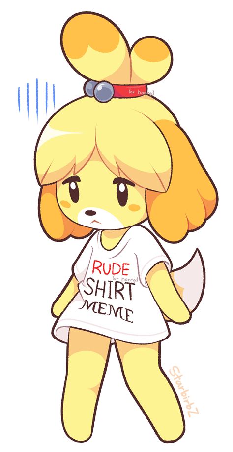 isabelle (animal crossing) drawn by starbirbz | Danbooru