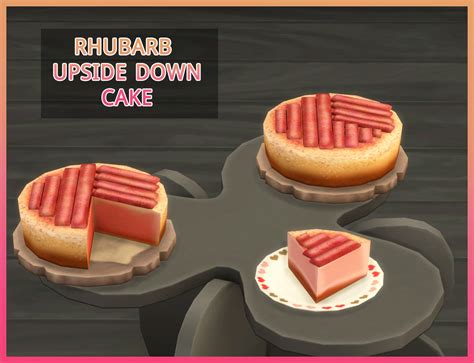 Rhubarb Vanilla Upside Down Cake – icemunmun