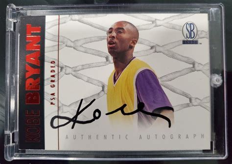 Kobe Bryant Signed Collectible Rookie Card - CharityStars