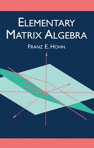 Image result for Elementary Matrix Algebra in Simple