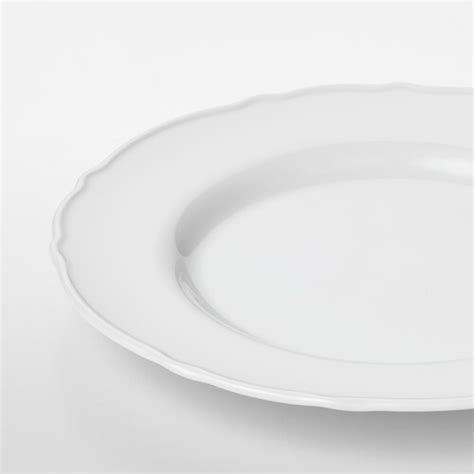 UPPLAGA plate, white, 28 cm (11") - IKEA