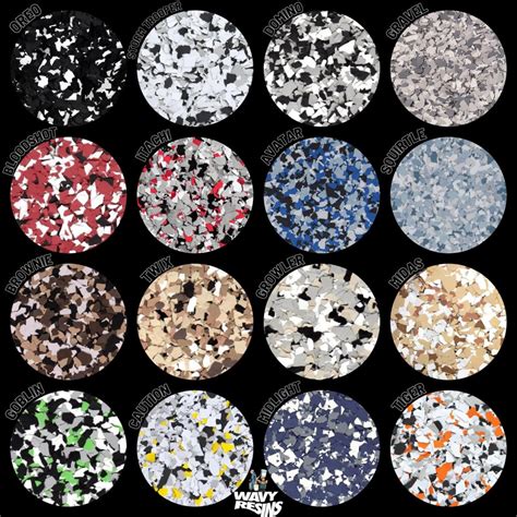 Flake Epoxy | Wavy Resins | Epoxy Flake Floor