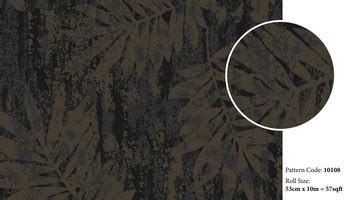 10108 21 inch x 10 Mtr Zircon Black Wallaper - 57 Sq Ft | null